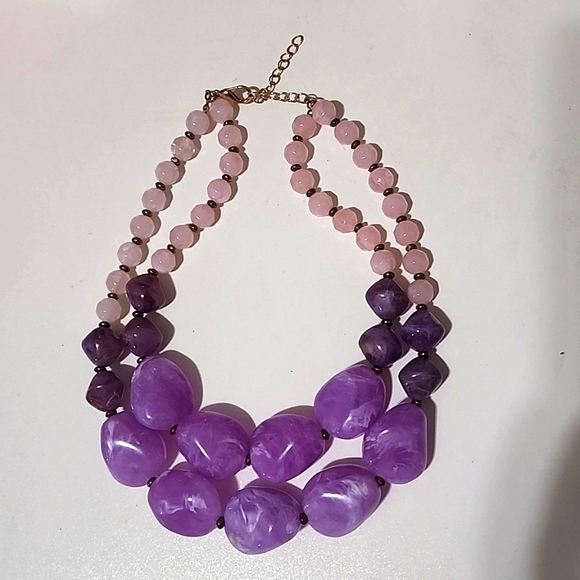 Unbranded Purple Stone Necklace - Picture 1 of 2
